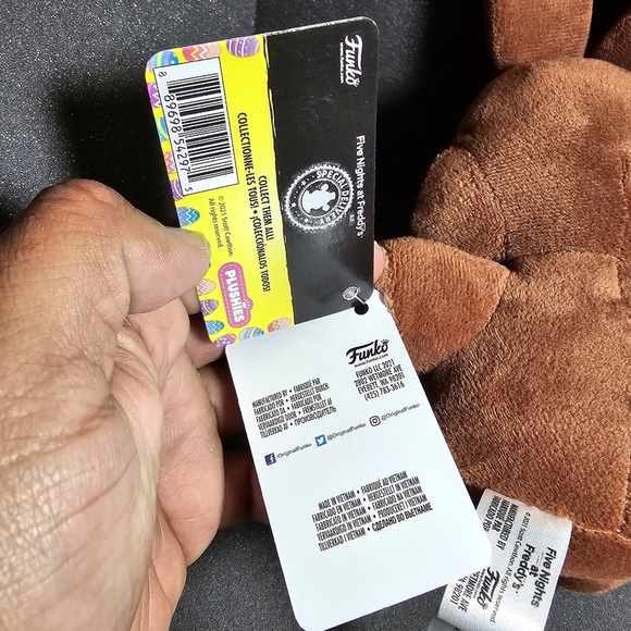 Five Nights at Freddy's Easter Bonnie Plush Authentic Funko Chocolate Bonnie NEW - Picture 4 of 6